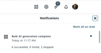 DAM Notification