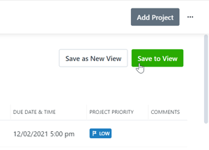 Save to View button