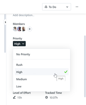 applying priority