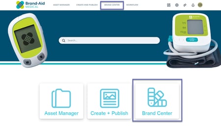 Brand center option