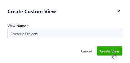 Create view button