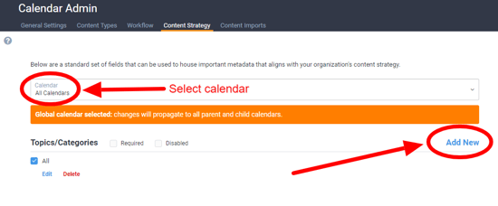 Adding content strategy fields
