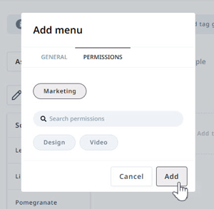 Applying permissions