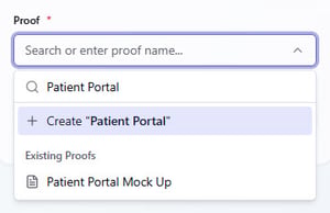 creating proof