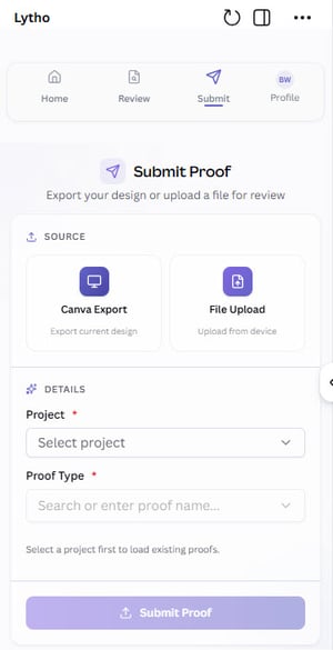 submit tab