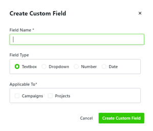 Create Custom Field