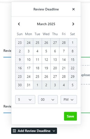 date picker
