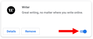 writer extension