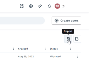 import button