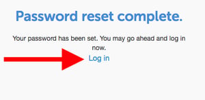 Log in button