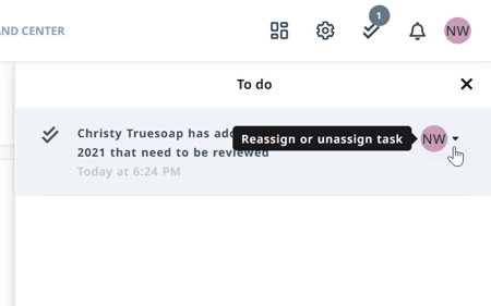 Assign and reassign tasks