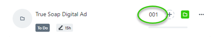 Number in list view