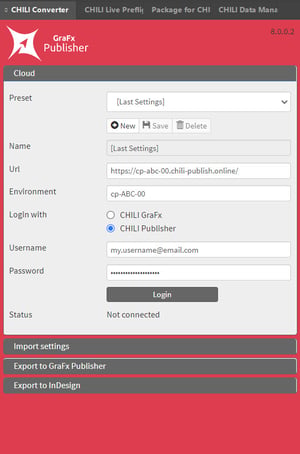 Chili Converter extension