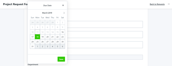 Request Lead Times