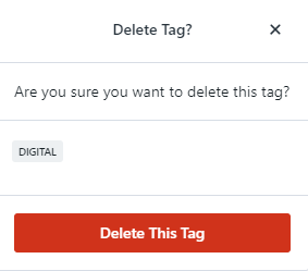 delete confirmation
