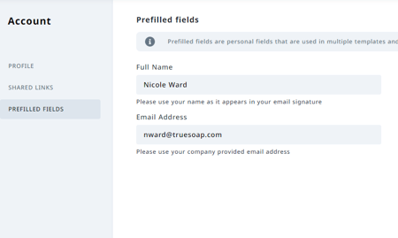 Managing Prefilled Field Values