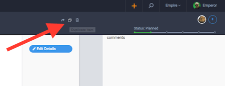 Duplicate Button
