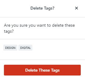 delete confirmation