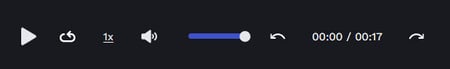 video player bar