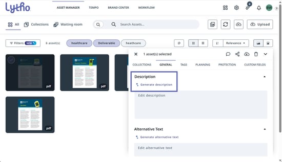 Generate description field
