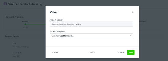 Mapped project templates