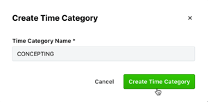 Creating time category