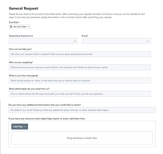 General Request Form