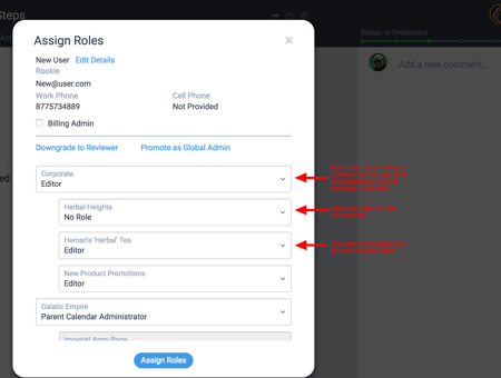 Assign roles