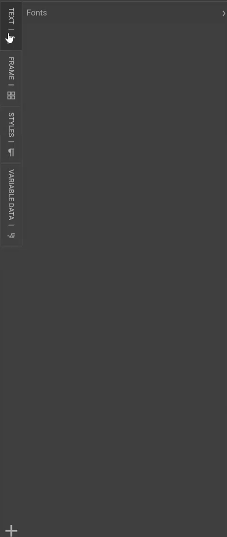 adjusting text styles