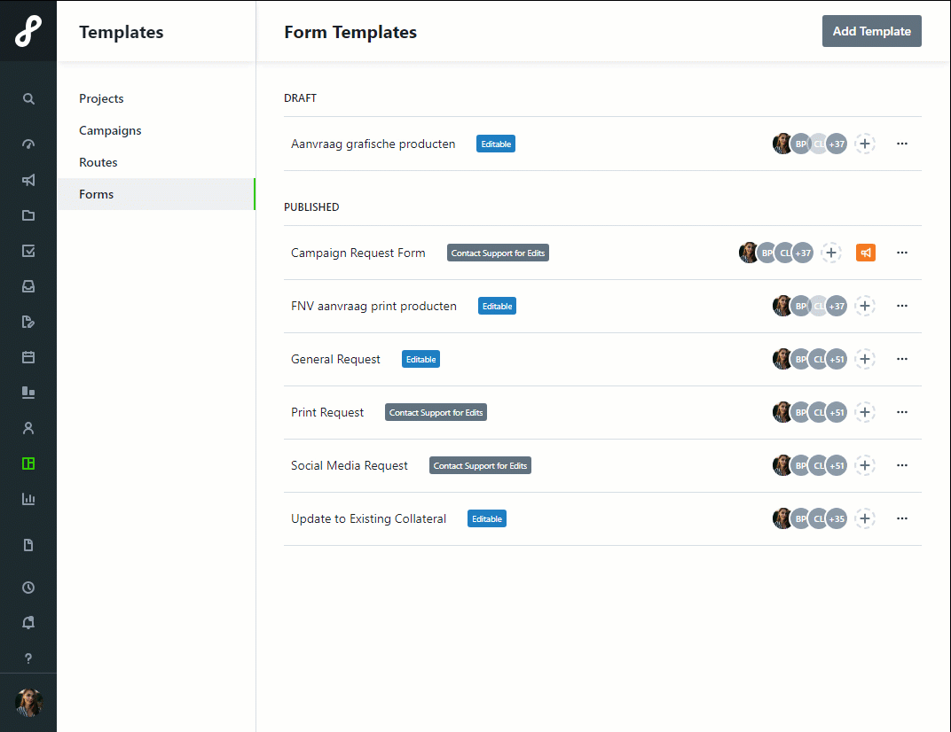 Editing Forms
