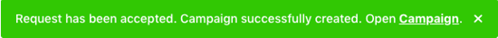 Request acceptance banner