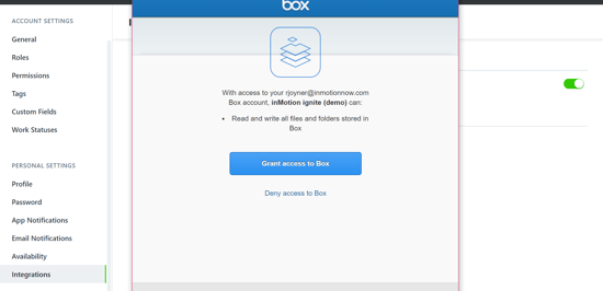 Connecting box