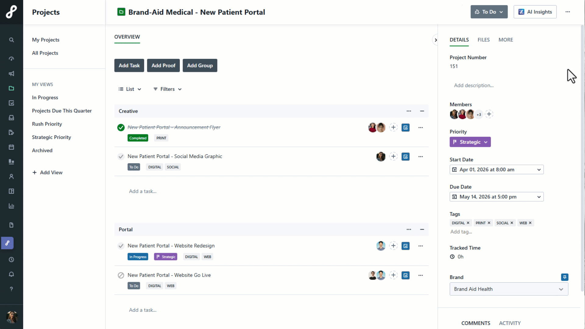 AI Project Insights results