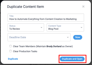 confirm duplication