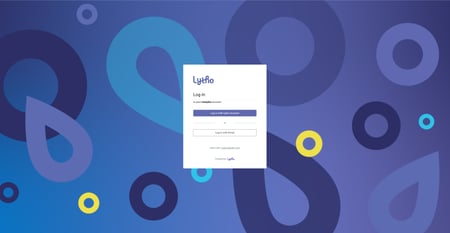 Login page