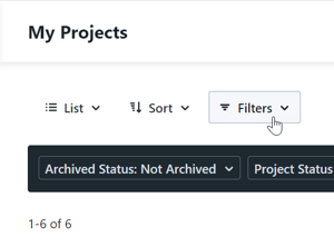 Filtering List Views