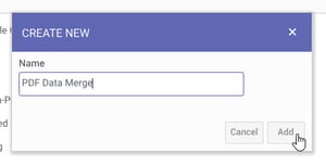 Create new screen