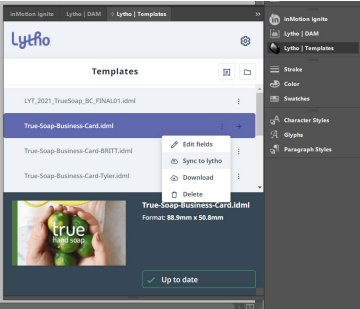 Syncing file to Lytho