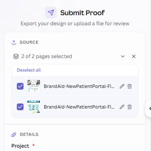 Adding assets to extension