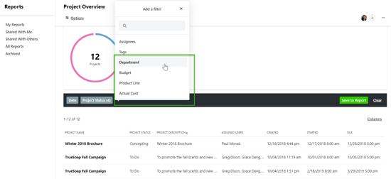 Custom Field Filtering 