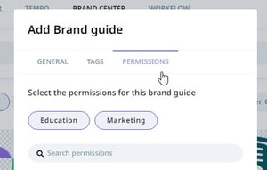 Adding permissions
