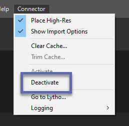 Deactivating license