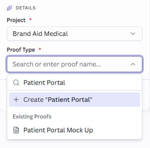 creating new proof