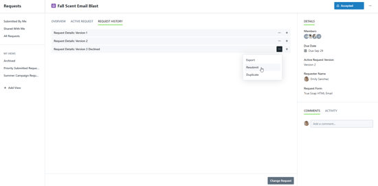  Resubmit button