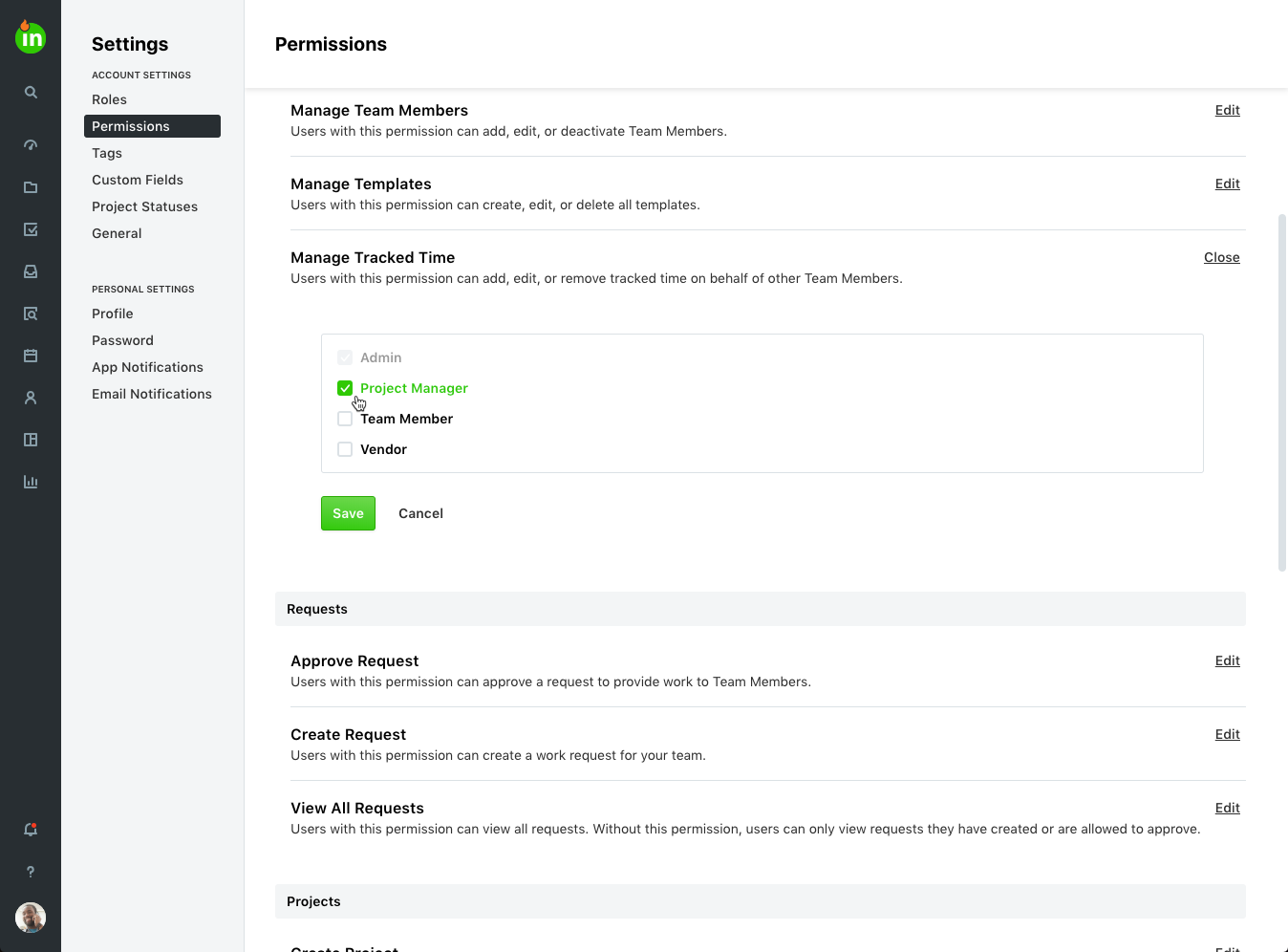new permission