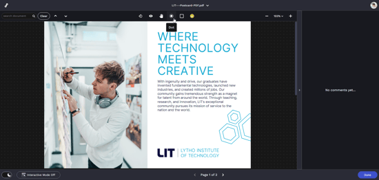 Annotating in request File Markup