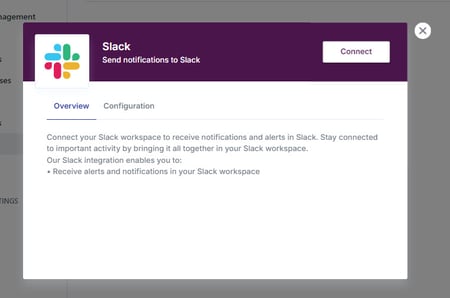 Connecting slack
