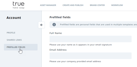Managing Prefilled Field Values