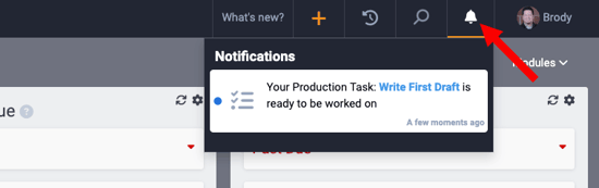 Notifications bell