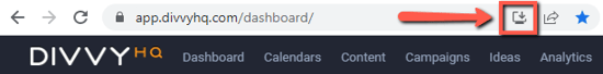 Browser address bar